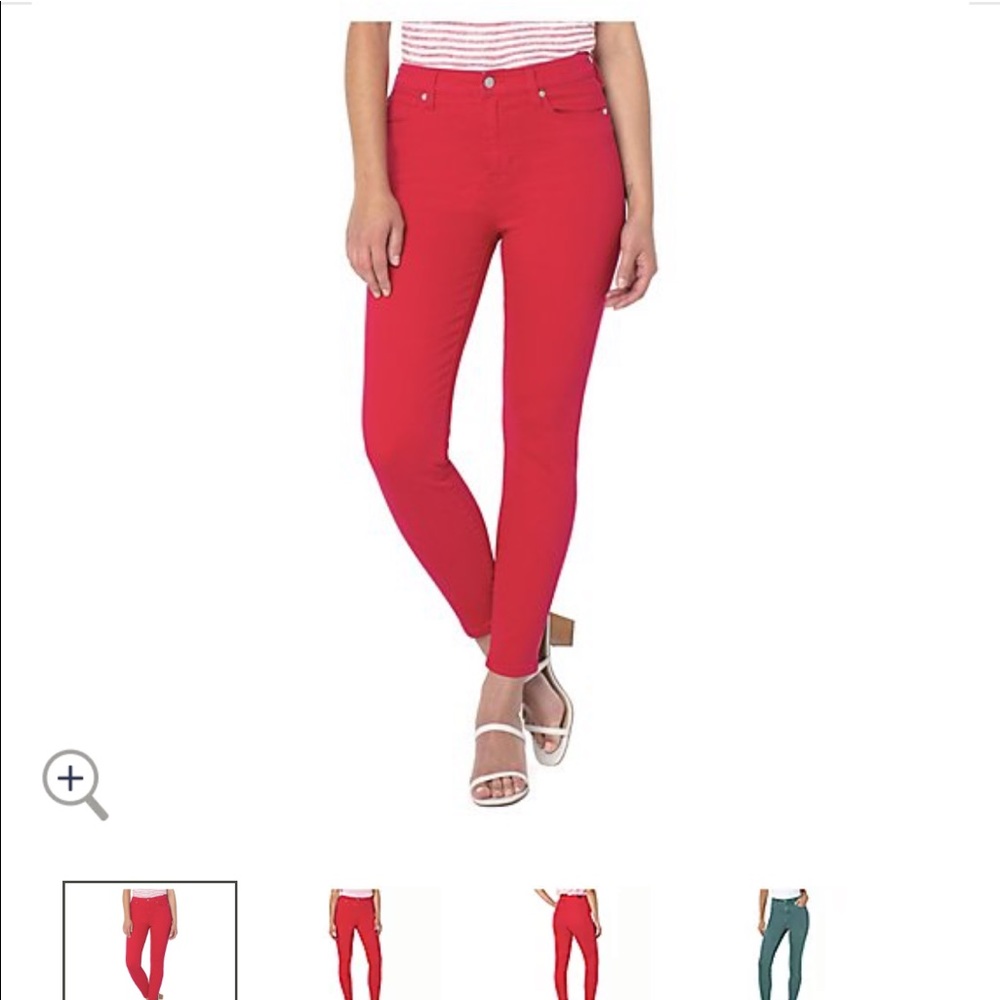 NWT Liverpool Los Angeles Abby Hi-Rise Ankle Skinny Jeans in color Lollipop